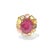 Bochic "Orient" Red Ruby & Multi Color Sapphire Cocktail Ring, 18K Gold & Silver For Sale - Image 17 of 18
