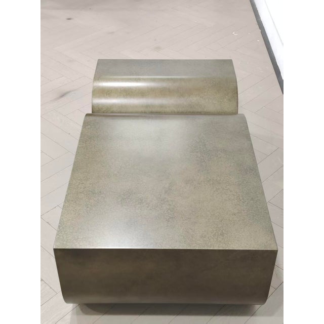 Brooke Sculptural Brass Coffee Table For Sale In Los Angeles - Image 6 of 7