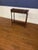 Brown Traditional Mahogany Console Table by Leighton Hall - Showroom Sample For Sale - Image 8 of 9