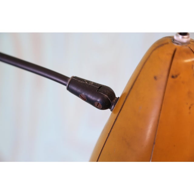 Mid-Century Modern Vintage Ben Seibel (Attr.) Swing Arm Wall Mounted Task Lamp Sconce For Sale - Image 3 of 12