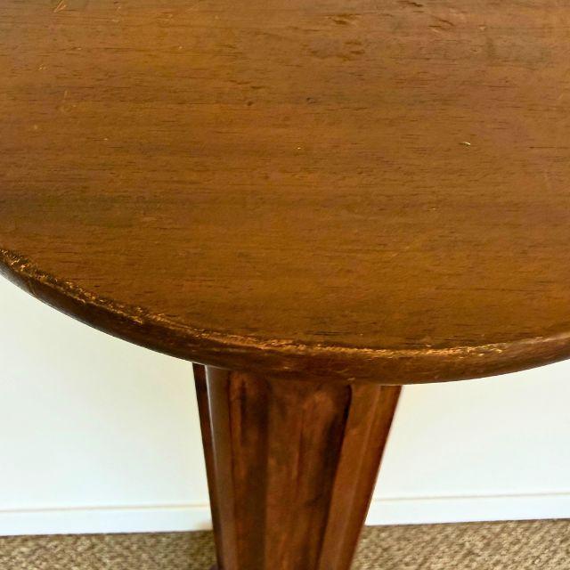 Mid-Century Italian Wooden Fluted Column Pedestal With Octagonal Base For Sale - Image 9 of 13