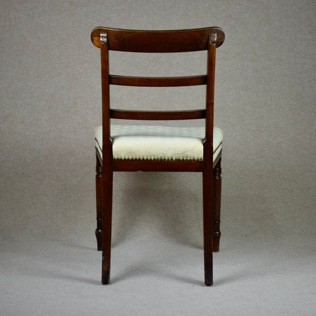 Antique Regency Chairs in Cuban Mahogny, 1820, Set of 8 For Sale - Image 5 of 11