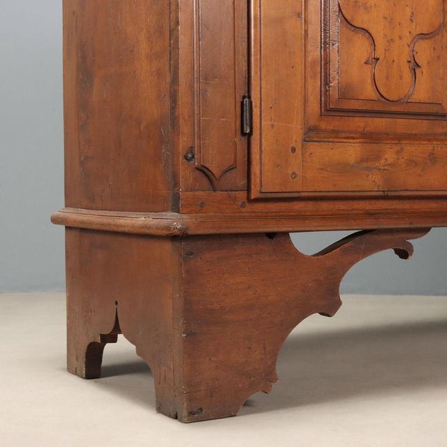 Wood Baroque Walnut Sideboard with Paneled Doors For Sale - Image 7 of 10