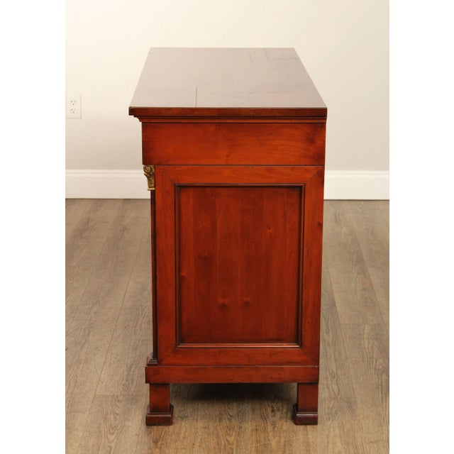 Annibale Colombo French Empire Style Cherry Chest Of Drawers For Sale - Image 12 of 12
