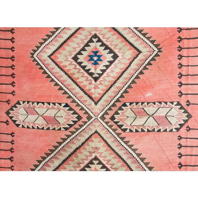 Early 20th Century Turkish Konya Kilim Rug For Sale - Image 9 of 17