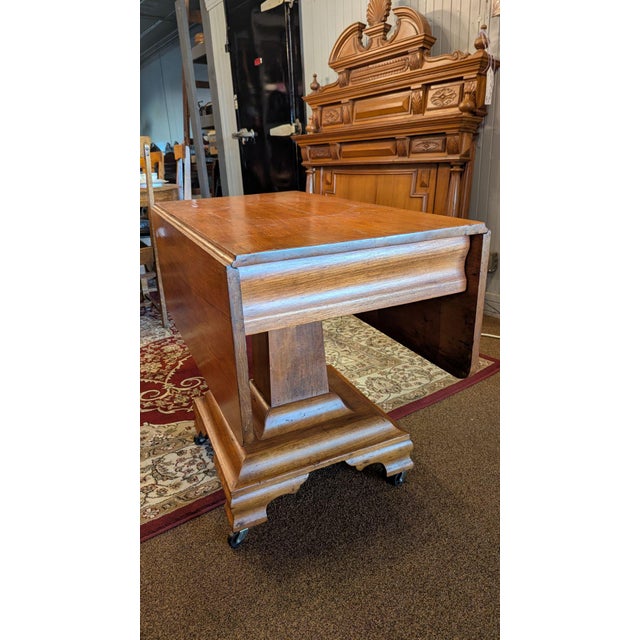 Empire Double Drop-Leaf Table For Sale - Image 16 of 18