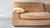 Roche Bobois for Tre Erre S.p.A. buffalo leather sofa in a camel-tan color, circa 2001. Ultra comfort, heavy padded...