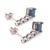 Natural Sapphire Dangle Earrings 14k Gold 1.32 TCW Certified For Sale - Image 10 of 11
