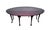 Queen Anne Large Queen Anne Style Mahogany Hunt Table / Drop Leaf Dining Table For Sale - Image 3 of 7