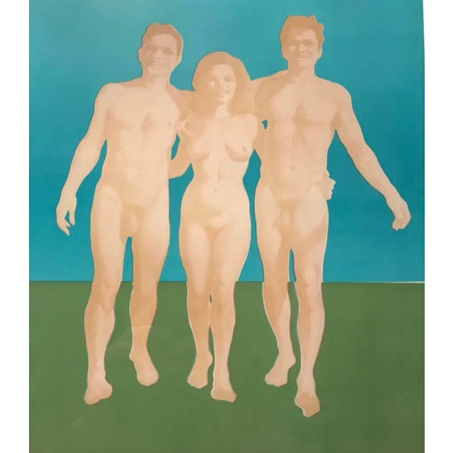 1965 Nudes Serigraph by Wynn Chamberlain For Sale - Image 4 of 4