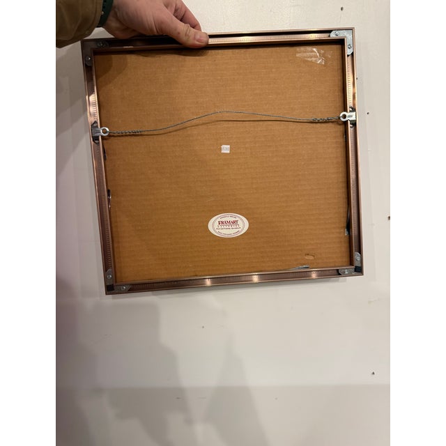 Postmodern Select One Thomas McKnight Red Clock or Red Couch Print Framed For Sale - Image 3 of 5