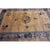 1920s Tan Beige Color With Great Blue Florid Design Antique Chinese Peking Rug For Sale - Image 4 of 10