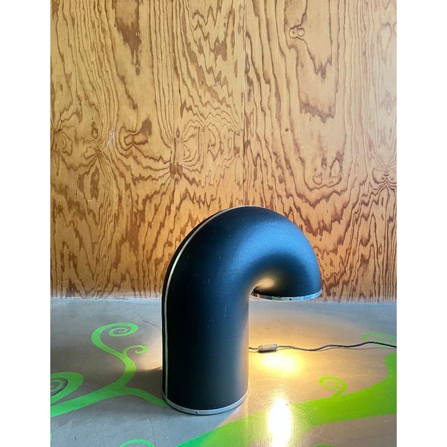 Industrial Table Lamp with Curved Tubular Structure, Italy, 1960s For Sale - Image 9 of 18