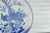 Japanese Blue and White Hand-Painted Porcelain Charger Plate with Peacock Bird For Sale - Image 11 of 13