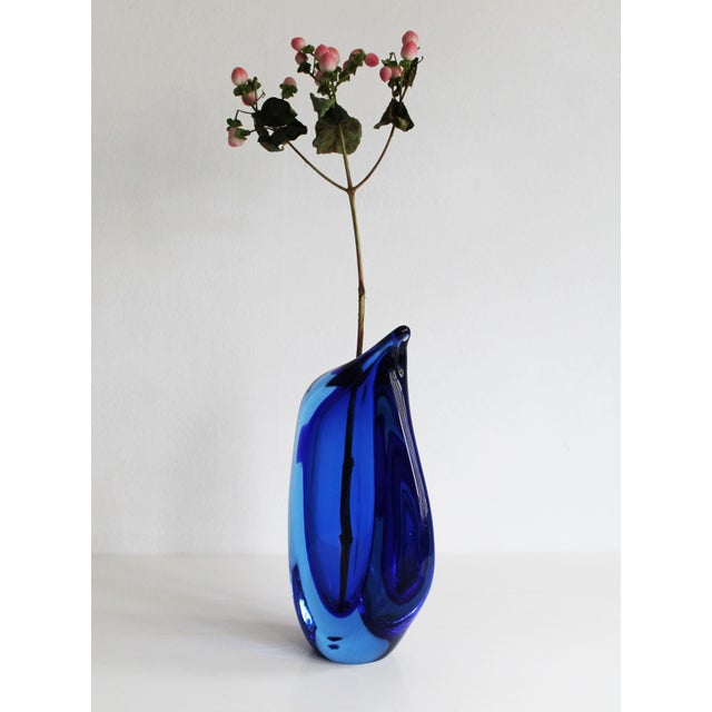 Model 6011 Flower Vase by Maria Stahlikova and Milena Veliskova for Skrdlovice, 1960s, in Flawless conditions. Designed...