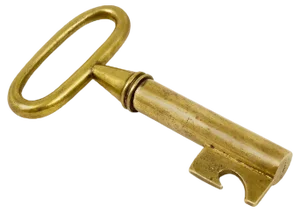 Brass Key Cork Screw, Bottle Opener attributed to Carl Auböck, Austria, 1950s
