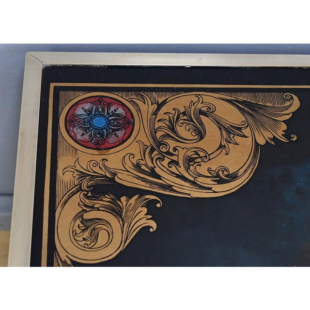 Black Large 20th Century Mahogany Chessboard Coffee Table in the style of Jansen For Sale - Image 8 of 16