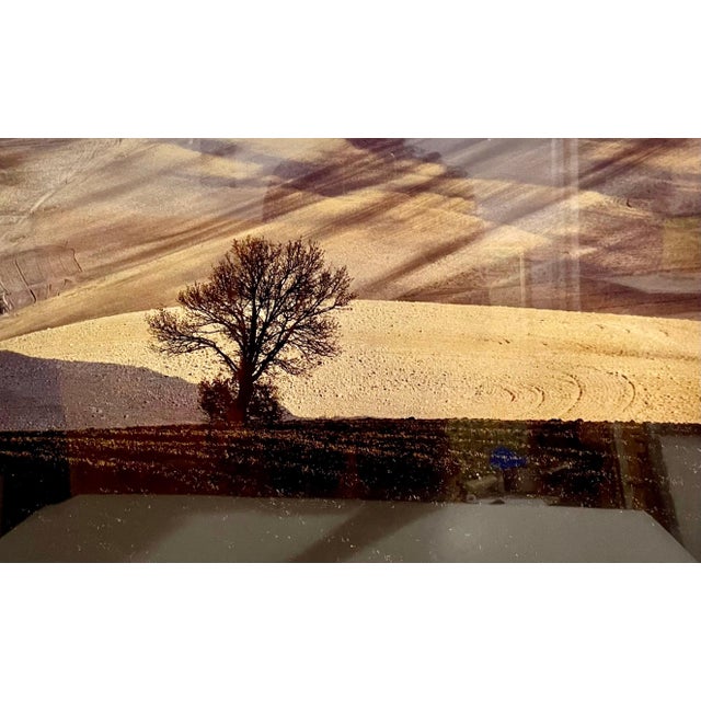 Abstract Franco Fontana, Italian Vintage Dye Transfer Photograph Franco Fontana Color Landscape Photo, 1987 For Sale - Image 3 of 5