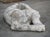Cream Italian Volterra Alabaster Sleeping Hound Sculpture – Bardiglio Grey, 20th C. For Sale - Image 8 of 14