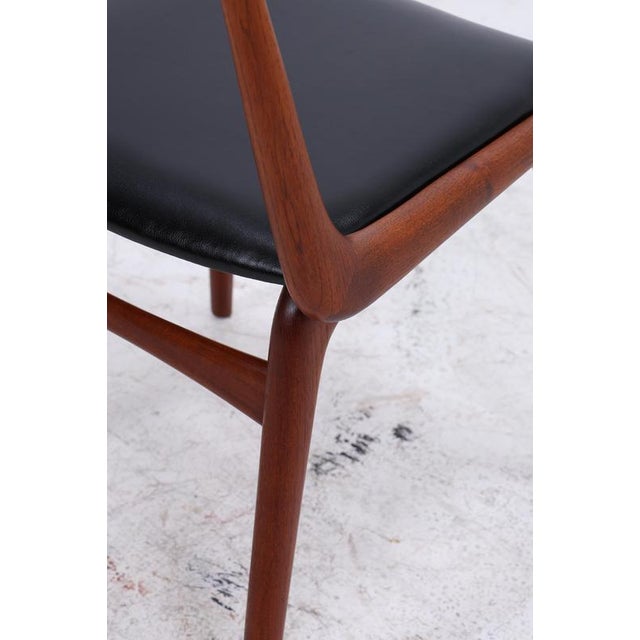 Mid-Century Danish Model 370 Boomerang Chairs in Teak by Alfred Christensen for Slagelse, 1960s, Set of 4 For Sale - Image 12 of 18