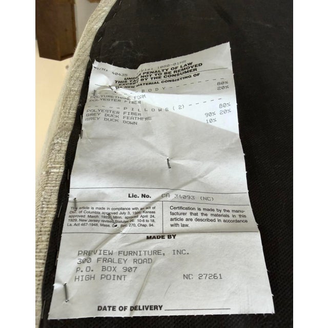 Vladimir Kagan Bilbao Sofa for Preview For Sale - Image 14 of 16