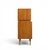 Paul McCobb Paul McCobb Style Furnette Mid Century Walnut and Brass Highboy Dresser For Sale - Image 4 of 7