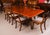 Hollywood Regency Vintage 20th Century Twin Pillar Flame Mahogany Dining Table from William Tillman For Sale - Image 3 of 16