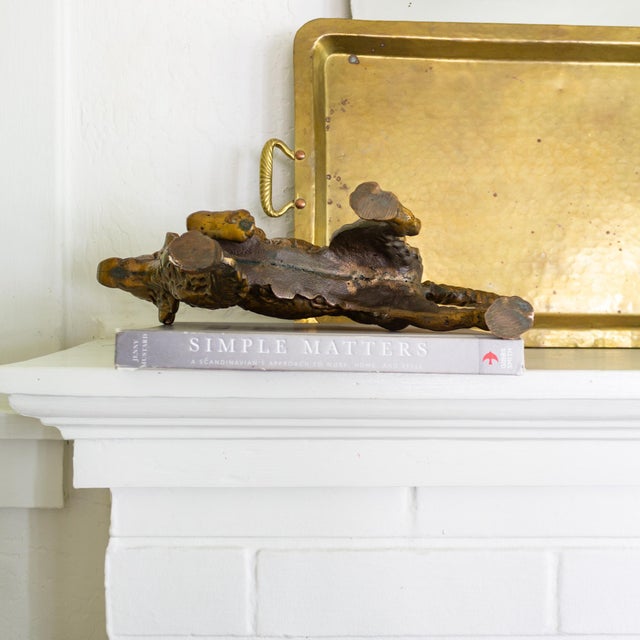 Bronze Hunting Dog Sculpture English Springer Spaniel or Irish Setter For Sale - Image 17 of 17