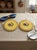 Yellow Vintage French Country Yellow Ceramic Rooster Placemats / Trivets - a Pair For Sale - Image 8 of 12