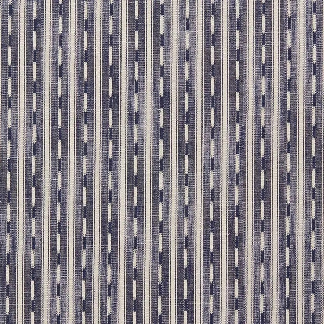 Owing to the balanced weft and warp of the weave Tobas visual structure feels laid back and relaxed. A lovely stripe with...