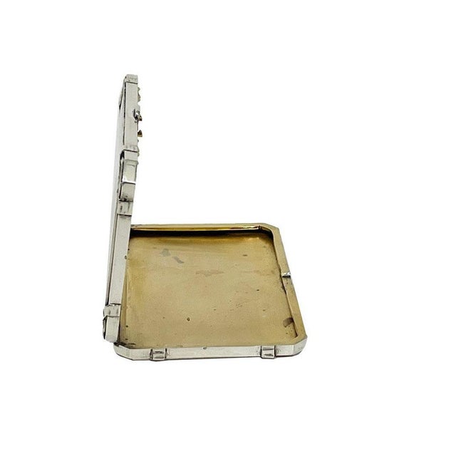 Swiss Silver Card Case by A.D.A.R., 1920s For Sale - Image 4 of 9