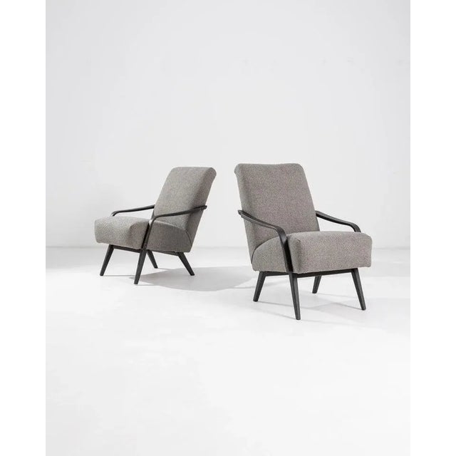 Mid-Century Modern 20th Century Armchairs by J. Smidek, a Pair For Sale - Image 3 of 13