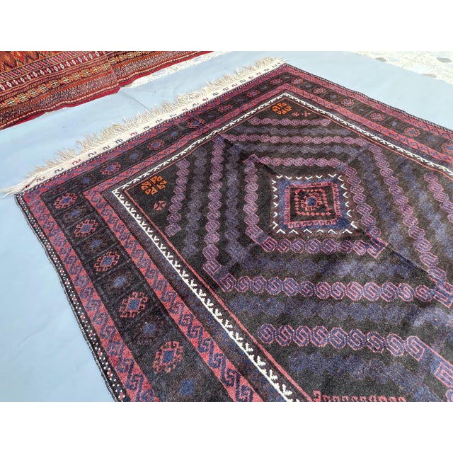 Textile Good Quality Herati Baluch Tribal Gallery Runner Rug - 4'6" X 9'0" For Sale - Image 7 of 12