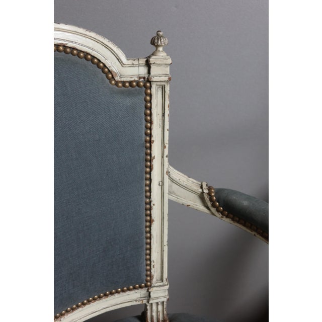 Louis XVI Armchairs, Set of 3 For Sale - Image 5 of 16