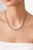 Black 7.5 Carat Round Cut Black Diamond Riviera Tennis Necklace in 18k White Gold For Sale - Image 8 of 18