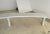 Mid 20th Century Mid 20th Century Reclaimed Arched Shaped White Marble Garden Bench For Sale - Image 5 of 12
