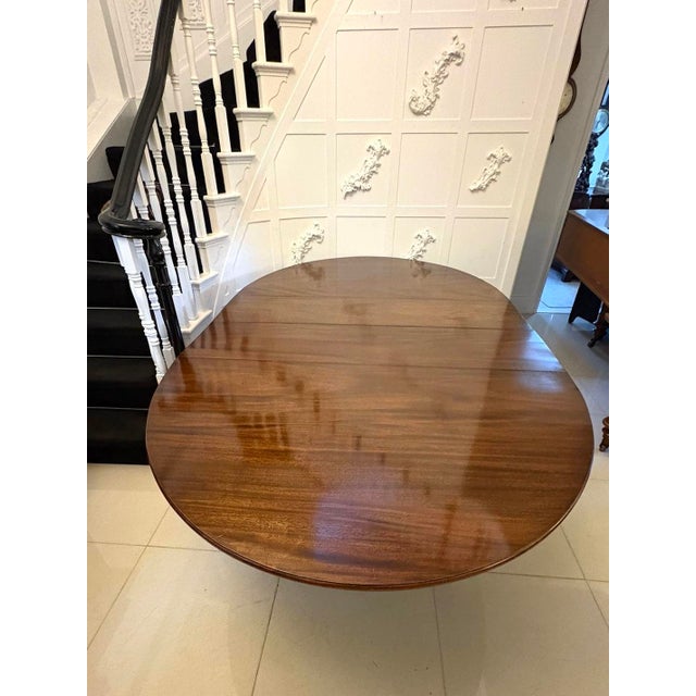 Vintage Extendable Mahogany Dining Table, 1920 For Sale - Image 10 of 16