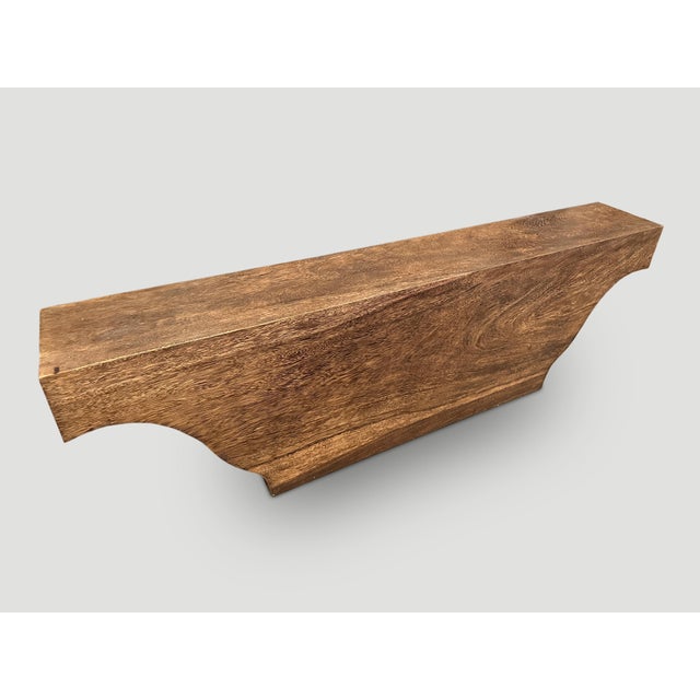Contemporary Andrianna Shamaris Solid Wood Console or Bench For Sale - Image 3 of 5