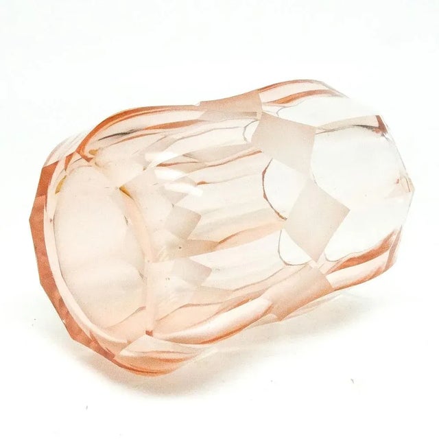 1930s Art Deco Vase from Moser, Former Czechoslovakia, 1930s For Sale - Image 5 of 7