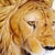 Ceramic Large Lion's Head Wall Relief in Majolica Ceramic, Italy, 1960s For Sale - Image 7 of 17