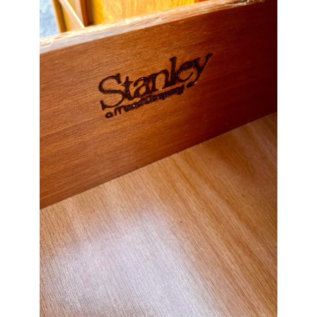 Brown Mid Century Modern Chest of Drawers by Stanley Furniture. C 1970s For Sale - Image 8 of 13