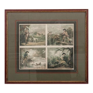 Mid 18th Century "Four Gamebird Shooting Scenes" by George Morland For Sale