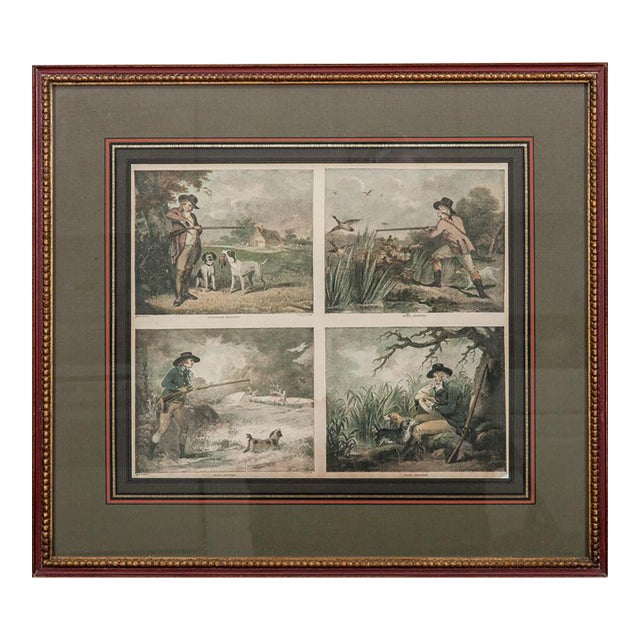 Mid 18th Century "Four Gamebird Shooting Scenes" by George Morland For Sale