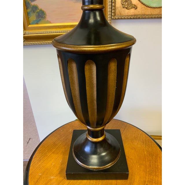 20th century Neoclassical style lamp. Classic shape and design easy to integrate into any design style. Base to top of...