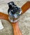 Faro Lantau Brown/Chrome Ceiling Fan with Remote Control, Propeller/Airplane Blade Style, 1980s For Sale - Image 4 of 13