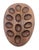 Chestnut Vintage Teak Wood Deviled Egg Tray For Sale - Image 8 of 10