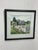 Black Joel Ogard Espey House Framed Watercolor, Circa 1994 For Sale - Image 8 of 11