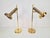 Vintage Brass Trumpet Table Lamps by Solken Leuchten, 1970s, Set of 2 For Sale - Image 9 of 13