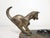 Excellent true vintage, Art Deco Era, cubist metal cat sculpture ~ bowl, catchall/coin dish, or ashtray. Both the cat and...