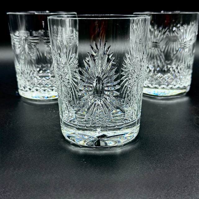 Glass Large Whiskey Glasses, 2000, Set of 5 For Sale - Image 7 of 18